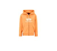 Alpha Industries Basic Big Logo PP Zip Hoodie Sudaderas con capucha Talla S - Naranja