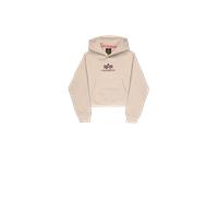 Alpha Industries Basic Big Logo Puff Print Hoodie Sudaderas con capucha Talla L - Beige