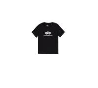 Alpha Industries Basic Big Logo Puff Print T-Shirt Camisetas Negro