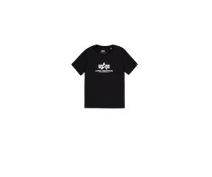 Alpha Industries Basic Big Logo Puff Print T-Shirt Camisetas Talla XS - Negro