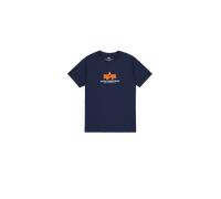 ALPHA INDUSTRIES Camiseta navy / naranja M navy / naranja