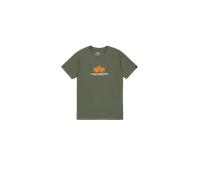 Alpha Industries Basic Big Logo Rubber T-Shirt Camisetas Talla M - Verde