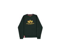 ALPHA INDUSTRIES Basic Sudadera, Hombre, Verde (Dark Petrol - 353), L