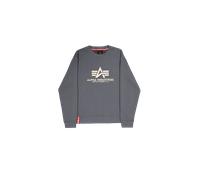 Alpha Industries Basic Big Logo Sweatshirt Sudaderas Talla XS - Gris oscuro
