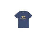 Alpha Industries Basic Big Logo T-Shirt Camisetas Talla 2XL - Azul marino