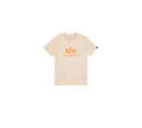 Alpha Industries Basic Big Logo T-Shirt Camisetas Talla 2XL - Beige