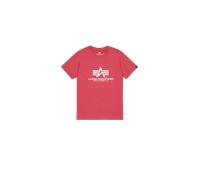 Alpha Industries Basic Big Logo T-Shirt Camisetas Talla L - Rojo