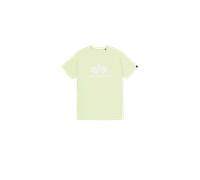 Alpha Industries Basic Big Logo T-Shirt Camisetas Talla M - Verde menta