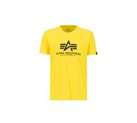 Alpha Industries Basic Big Logo T-Shirt Camisetas Talla S - Amarillo