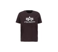 Alpha Industries Basic Big Logo T-Shirt Camisetas Talla S - Marrón oscuro