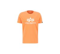 Alpha Industries Basic Big Logo T-Shirt Camisetas Talla S - Naranja