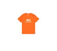 Alpha Industries Basic Big Logo T-Shirt Camisetas Talla S - Naranja