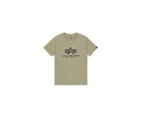 Alpha Industries Basic Big Logo T-Shirt Camisetas Talla S - Verde oliva
