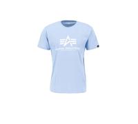 ALPHA INDUSTRIES Basic Camiseta, Azul (Light Blue-513), XL para Hombre