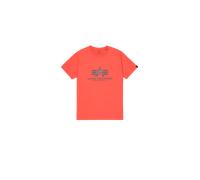 Alpha Industries Basic Big Logo T-Shirt Camisetas Talla XL - Rojo
