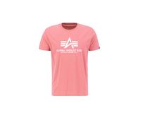 Alpha Industries Basic Big Logo T-Shirt Camisetas Talla XL - Rojo coral
