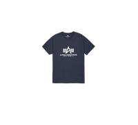 Alpha Industries Basic Big Logo T-Shirt Camisetas Talla XS - Azul marino