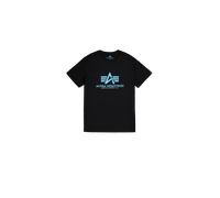 Alpha Industries Basic Big Logo T-Shirt Camisetas Talla XS - Azul/Negro