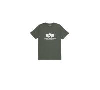 Alpha Industries Basic Big Logo T-Shirt Camisetas Talla XS - Verde