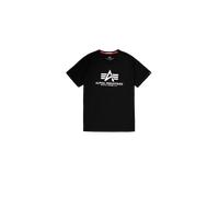 Alpha Industries Basic Big Logo V-Neck T-Shirt Camisetas Talla 2XL - Negro