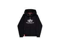 Alpha Industries Basic Big Logo Zip Hoodie Sudaderas con capucha Talla 3XL - Negro