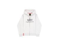 Alpha Industries Basic Big Logo Zip Hoodie Sudaderas con capucha Talla M - Gris