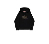 Alpha Industries Basic BL Effect Print Hoodie para Hombre Black XL