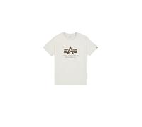 Alpha Industries Basic BL Effect Print T-Shirt para Hombre Stone L