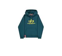 Alpha Industries Basic BL Hoodie para Hombre Deep Petrol L