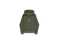 ALPHA INDUSTRIES Sudadera marrón / marrón claro / oliva / negro M marrón / marrón claro / oliva / negro