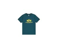 Alpha Industries Basic BL T-Shirt para Hombre Deep Petrol S