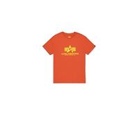 Alpha Industries Basic BL T-Shirt para Hombre Iron Red XL