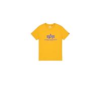 Alpha Industries Basic BL T-Shirt para Hombre Wheat/Blue L