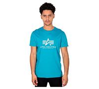 ALPHA INDUSTRIES Basic Camiseta, Azul (Blue Lagoon-576), M para Hombre