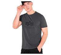 ALPHA INDUSTRIES Basic Camiseta, Gris (Greyblack-136), XXL para Hombre