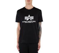 ALPHA INDUSTRIES Basic Camiseta, Negro (Black-03), XXL para Hombre