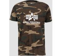 Alpha Industries Basic Camo Camiseta, multicolor, tamaño L para Hombres