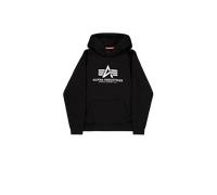 Alpha Industries Basic Carbon Hoodie Sudaderas con capucha Talla L - negro plata