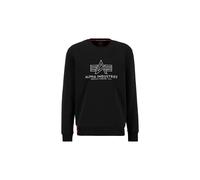 Alpha Industries Basic Embroidery Sweatshirt Sudaderas y sudaderas con capucha Talla 2XL - Negro/Blanco