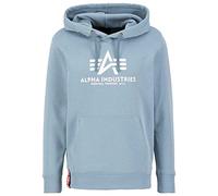 ALPHA INDUSTRIES Basic Hoody 134-greyblue Talla L