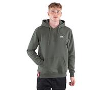 Alpha Industries Basic Small Logo Hoodie Sudaderas con capucha Talla S - Verde