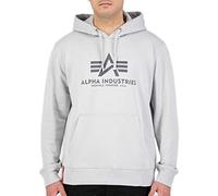ALPHA INDUSTRIES Basic Hoody Sudadera, Pastel Grey, 2 XL para Hombre