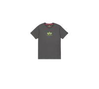 Alpha Industries Basic Mid Logo T-Shirt Camisetas Talla 2XL - Gris