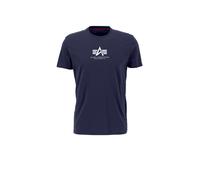 Alpha Industries Basic Mid Logo T-Shirt Camisetas Talla L - Azul