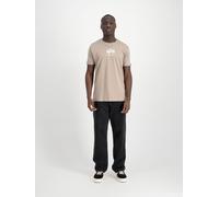 ALPHA INDUSTRIES Camiseta beige / blanco, Talla L