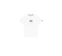 Alpha Industries Basic Mid Logo T-Shirt Camisetas Talla L - Blanco