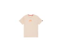 Alpha Industries Basic Mid Logo T-Shirt Camisetas Talla M - Beige