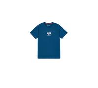 Alpha Industries Basic Mid Logo T-Shirt Camisetas Talla S - Azul marino