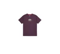 Alpha Industries Basic Mid Logo T-Shirt Camisetas Talla S - Ciruela