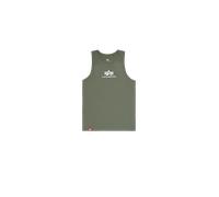Alpha Industries Basic Mid Logo Tank Camisetas de tirantes Talla M - Verde